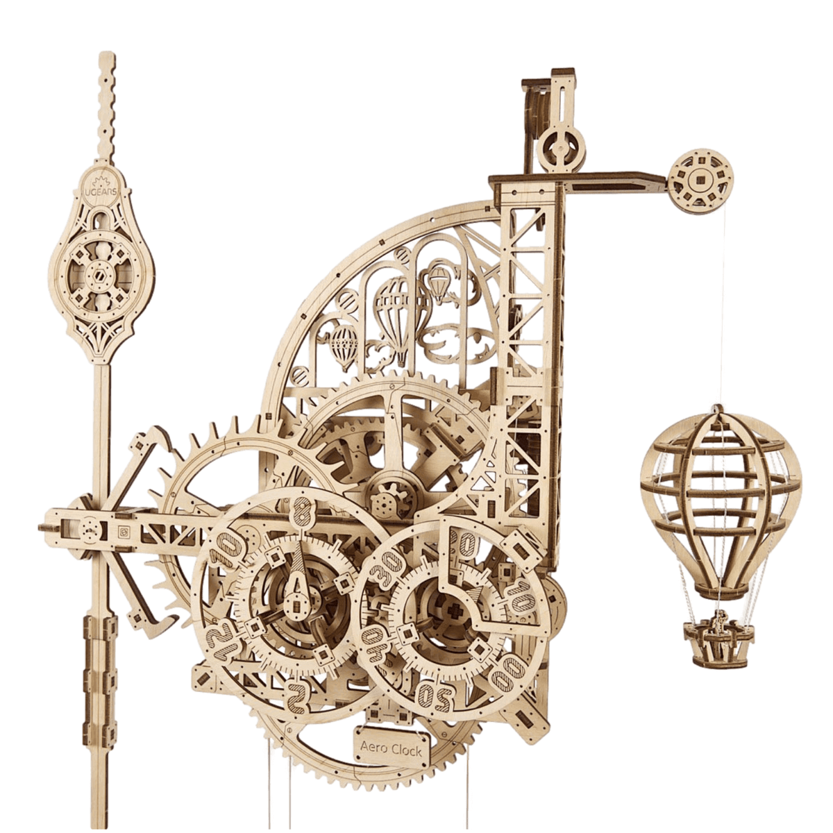 Puzzle 3D Bois Horloge Mécanique 'La Pendule