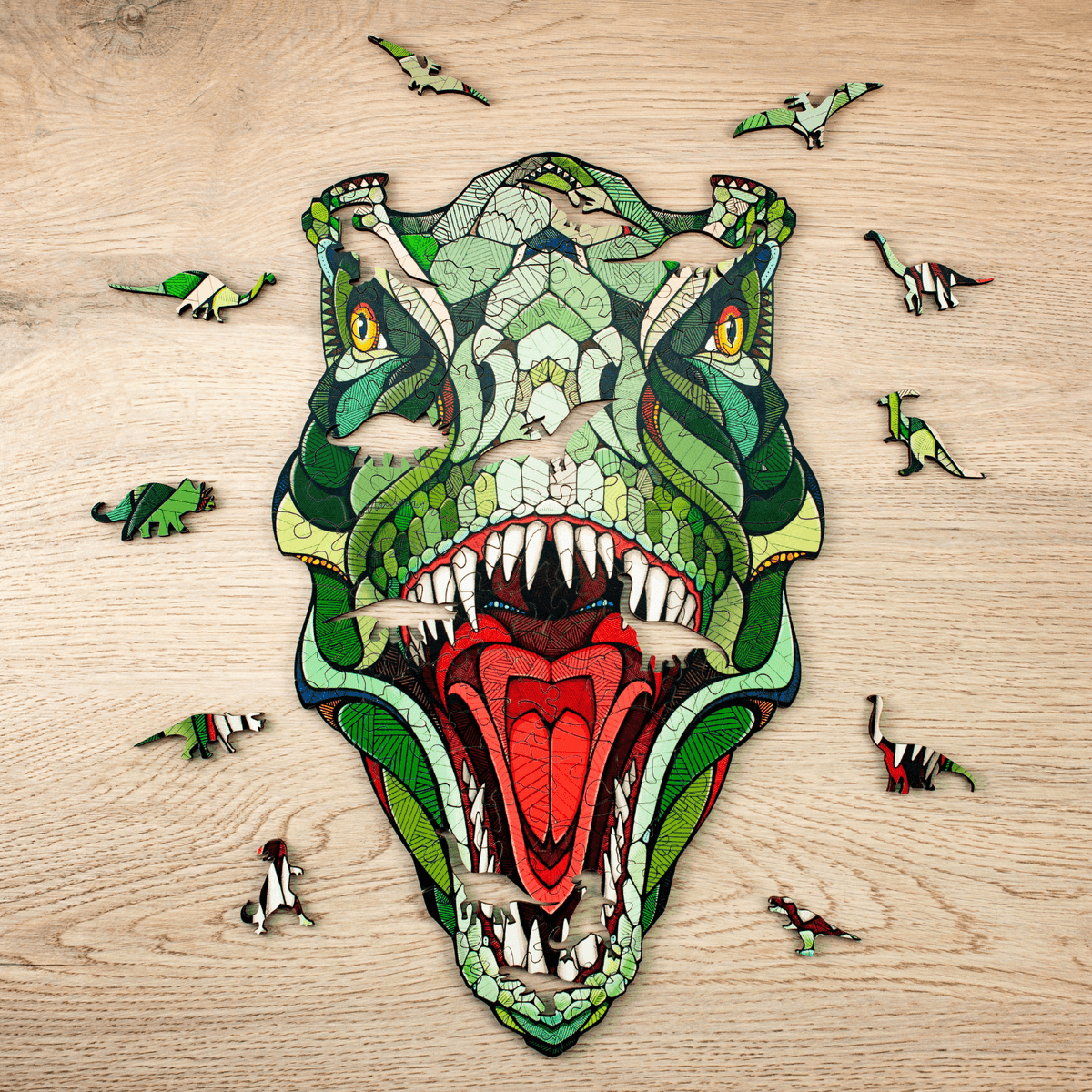 Puzzle en Bois motif Dinosaure - Baker Ross